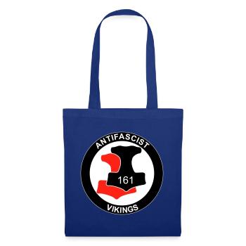 Antifa Vikings - Stoffbeutel - Royalblau - Vorne