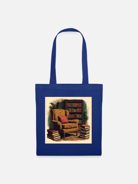 Cozy Reading Chair - Stoffbeutel - Royalblau
