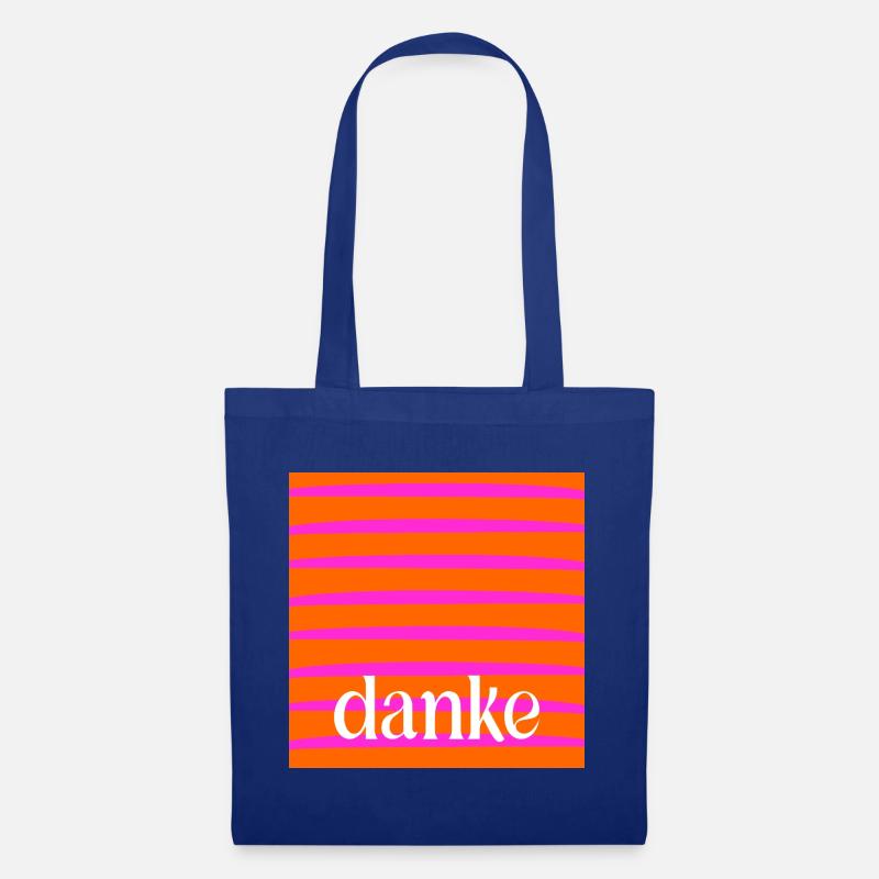 DANKE DANKBARKEIT - Stoffbeutel - Royalblau
