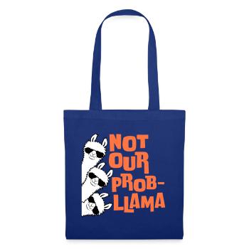 Not our Problama 3 Llamas Friends Team Sunglasses - Tote Bag - royal blue - Front