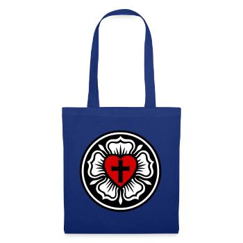 Lutheran Rose - Tote Bag - royal blue - Front