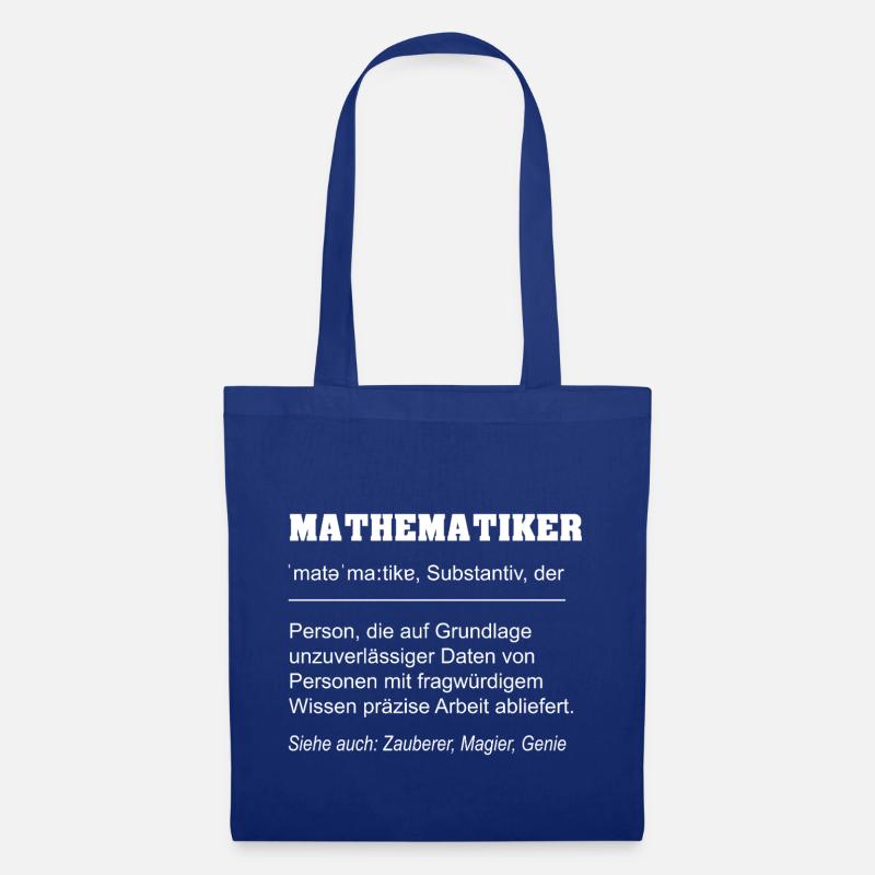 Mathematiker Definition - Stoffbeutel - Royalblau
