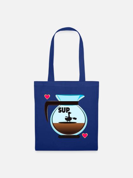 SUP GANS FILTERKAFFEE - Stoffbeutel - Royalblau