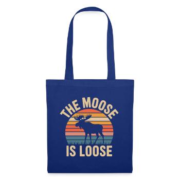 Moose Sunset Is Loose - Tote Bag - royal blue - Front