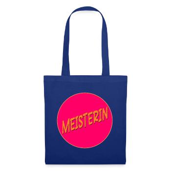 Maître de fin d’études - Sac en tissu - bleu royal - Devant