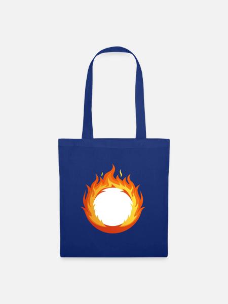 Ring des Feuers - Stoffbeutel - Royalblau
