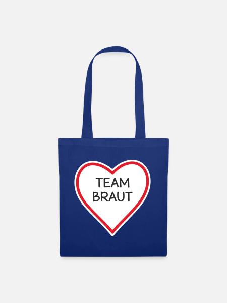 HerzTeam Brautdesign - Stoffbeutel - Royalblau