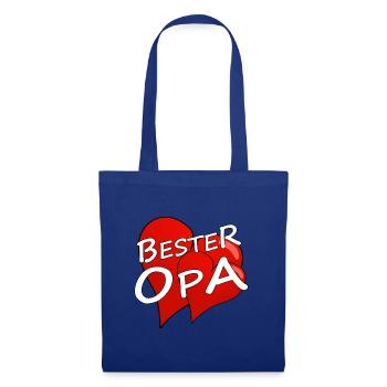 Meilleur grand-père - Sac en tissu - bleu royal - Devant