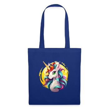 Rainbow Unicorn in Sonnencircle - Tote Bag - royal blue - Front