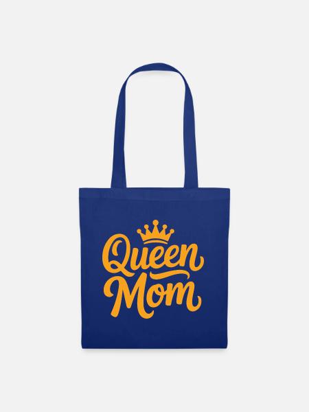 Queen Mom - Stoffbeutel - Royalblau