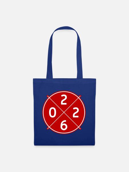 2026 Jahr - Stoffbeutel - Royalblau