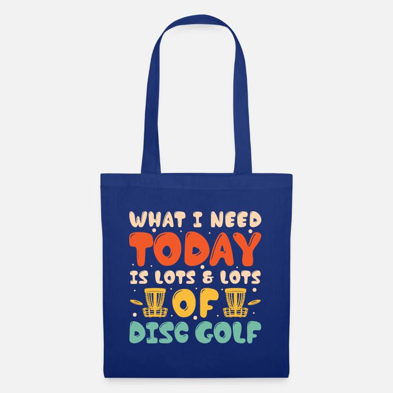 Disc Golf Geschenke Discgolf - Stoffbeutel - Royalblau