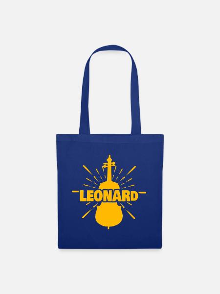 Leonard - Stoffbeutel - Royalblau