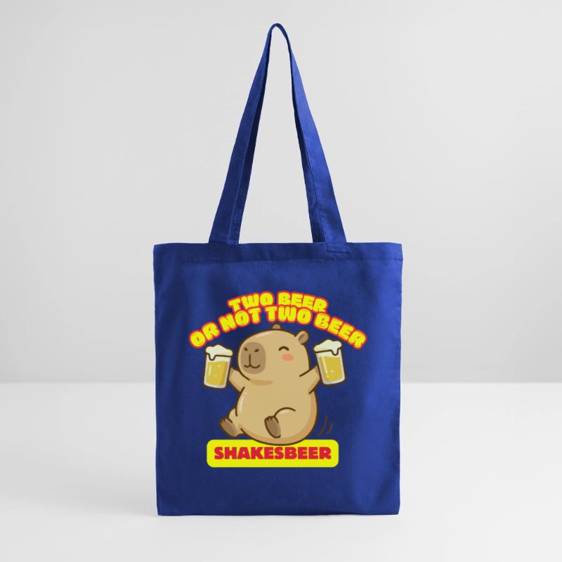 Zwei Bier oder nicht zwei Bier – Shakesbeer – Capybara Stoffbeutel