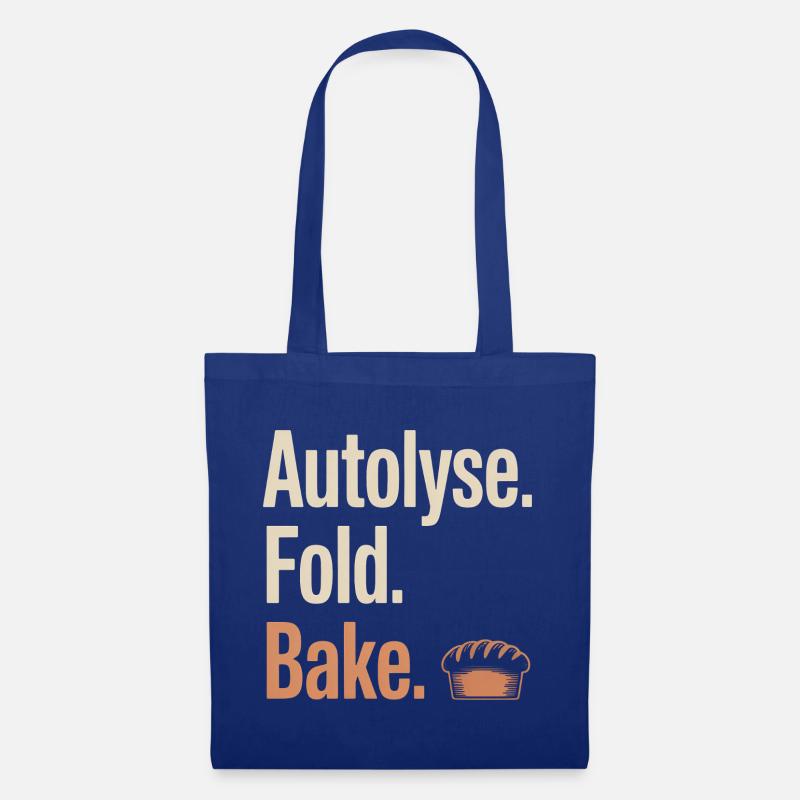 Autolyse Fold Backbrot - Stoffbeutel - Royalblau