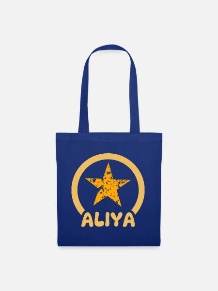Stern Aliya - Stoffbeutel - Royalblau