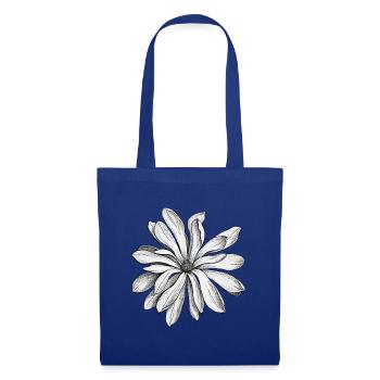 sternmagnolien, Monochrome Blüten - Stoffbeutel - Royalblau - Vorne
