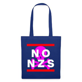 PAS DE NZS, PLUS JAMAIS, D’ANTIFASCISME, PAS D’AFD PINK - Sac en tissu - bleu royal - Devant