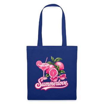Summer Love | Pink Cocktail Summer Design - Tote Bag - royal blue - Front