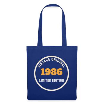 Vintage 1986 Édition Originale Limitée 40e anniversaire - Sac en tissu - bleu royal - Devant