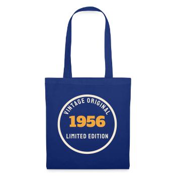 Vintage 1956 Original Limited Edition 70. Geburtst - Stoffbeutel - Royalblau - Vorne