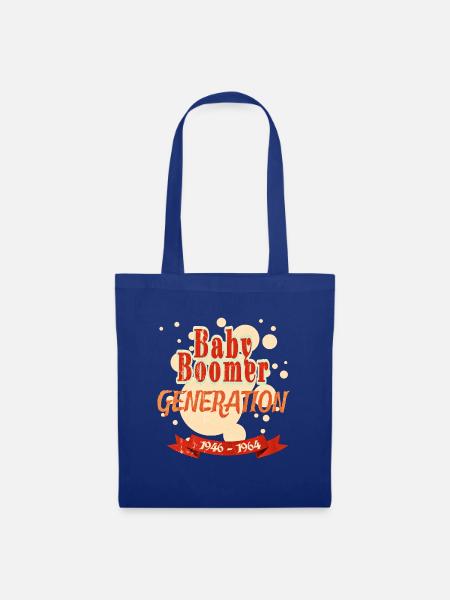 Design Baby Boomer Generation (1946 - 1964) - Stoffbeutel - Royalblau