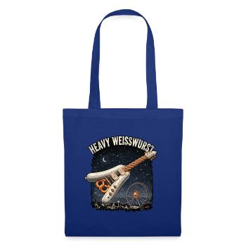 Heavy Metal Weisswurst - Stoffbeutel - Royalblau - Vorne