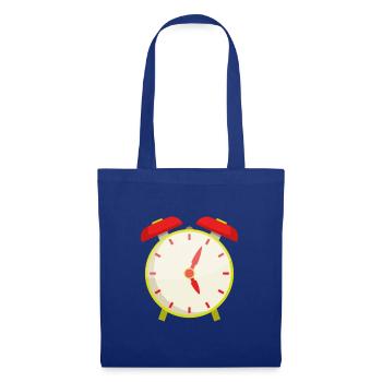 Wecker - Stoffbeutel - Royalblau - Vorne