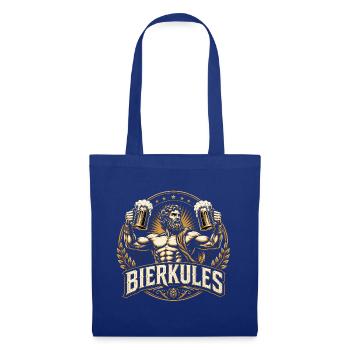 Bierkules - Black Edition  - Stoffbeutel - Royalblau - Vorne