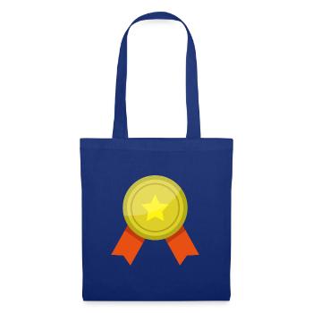 Medaille - Stoffbeutel - Royalblau - Vorne