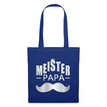 Abschluss Meister Papa - Stoffbeutel - Royalblau - Vorne