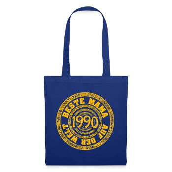 1990 - Stoffbeutel - Royalblau - Vorne