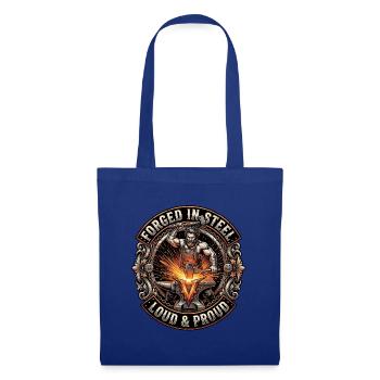 Forged In Steel Metal - Stoffbeutel - Royalblau - Vorne