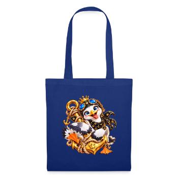 Königliche Möwe Nautik‑Schmuck - Stoffbeutel - Royalblau - Vorne