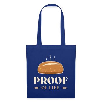 Proof of Life Bäckerei-Grafik - Stoffbeutel - Royalblau - Vorne