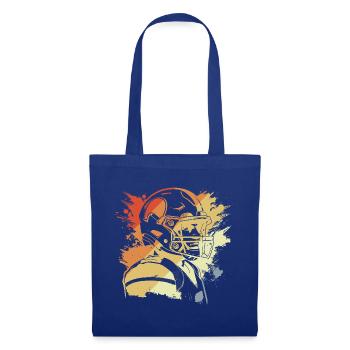 Vintage Football - Stoffbeutel - Royalblau - Vorne