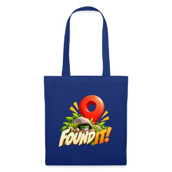 Found It! Schatzfund Abenteuer - Stoffbeutel - Royalblau - Vorne