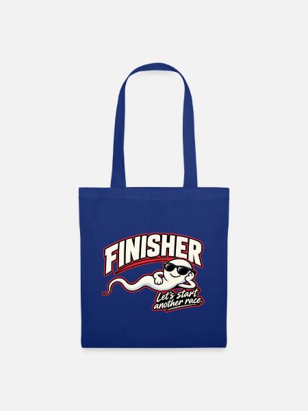 Finisher – Another Race - Stoffbeutel - Royalblau