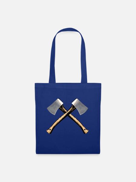 Axt - Stoffbeutel - Royalblau