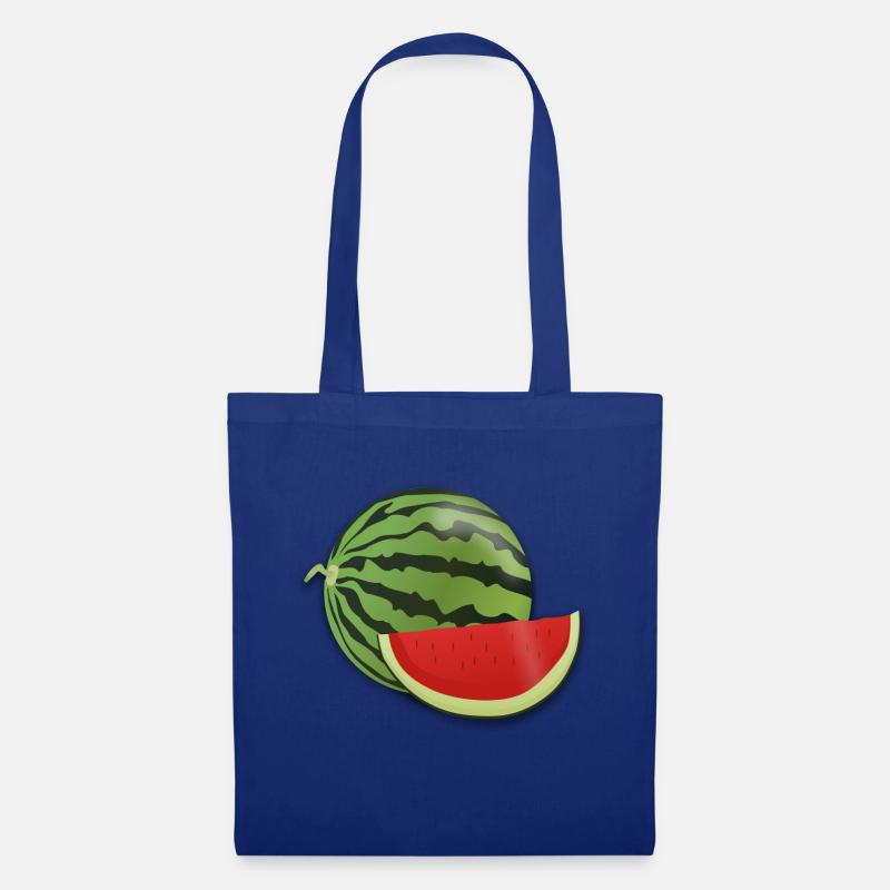 Wassermelone - Stoffbeutel - Royalblau