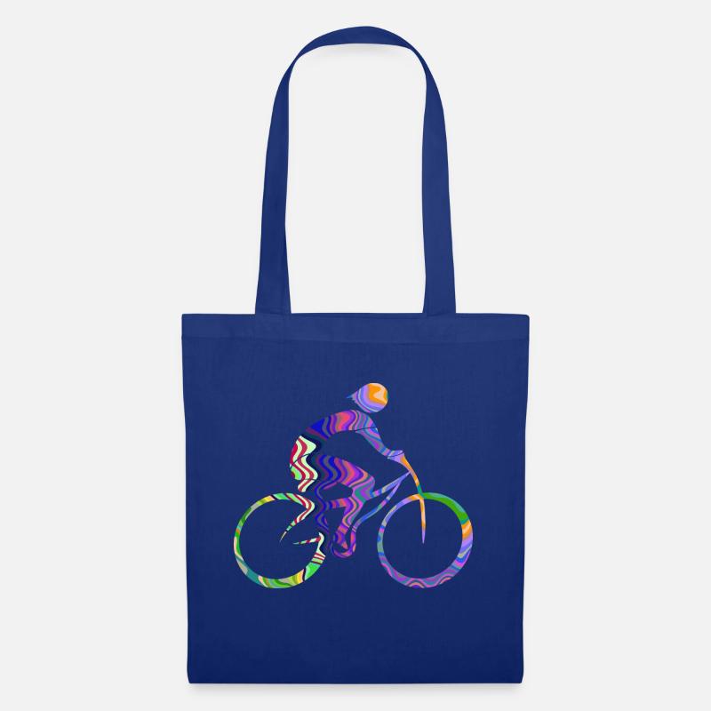 Radfahrer - Stoffbeutel - Royalblau