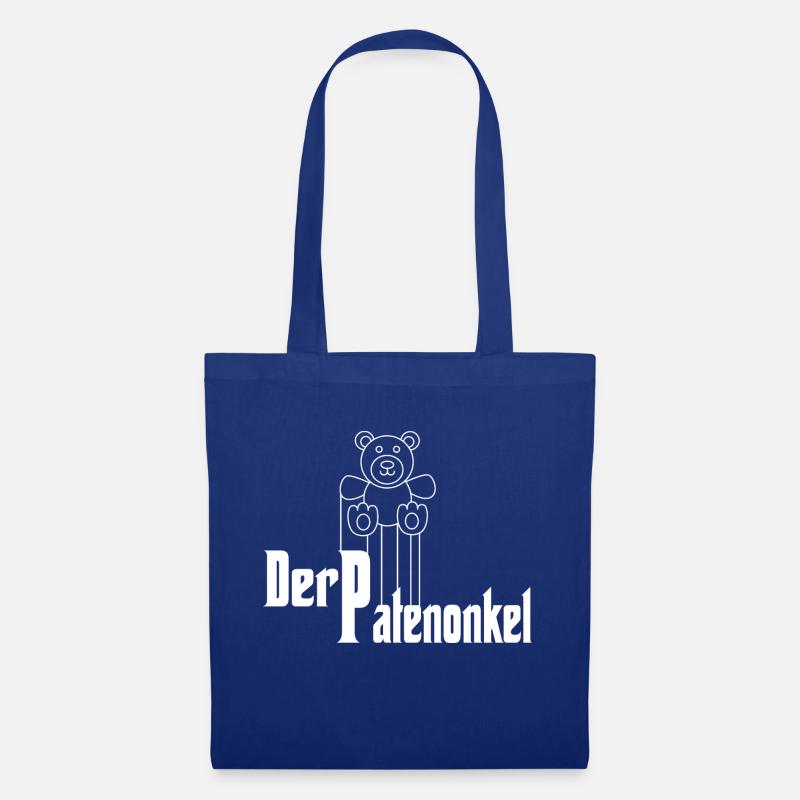 Der Patenonkel Pate Beste Onkel Geschenk - Stoffbeutel - Royalblau
