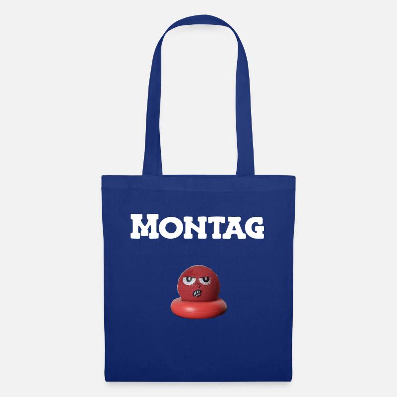 Montagsstimmung - Stoffbeutel - Royalblau