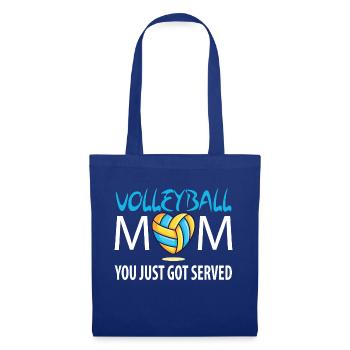 Womens Volleyball Mom - You Just Got Served - Stoffbeutel - Royalblau - Vorne