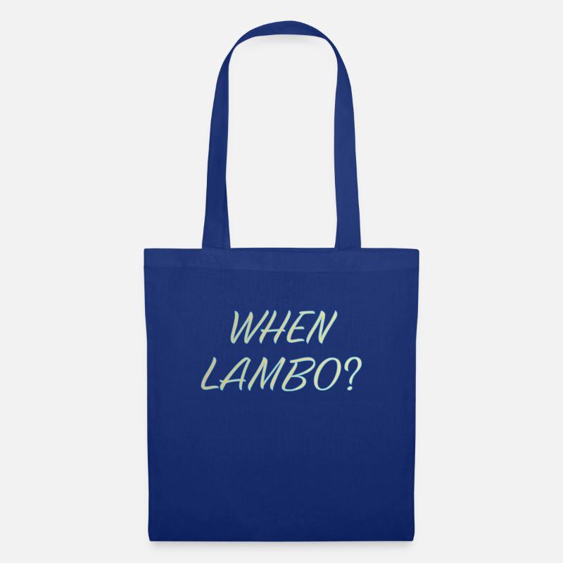 WHEN LAMBO IGLOO - Tote Bag - royal blue