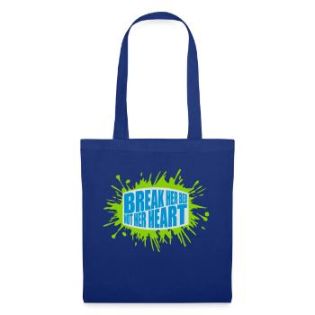 break her bed Quote - Tote Bag - royal blue - Front