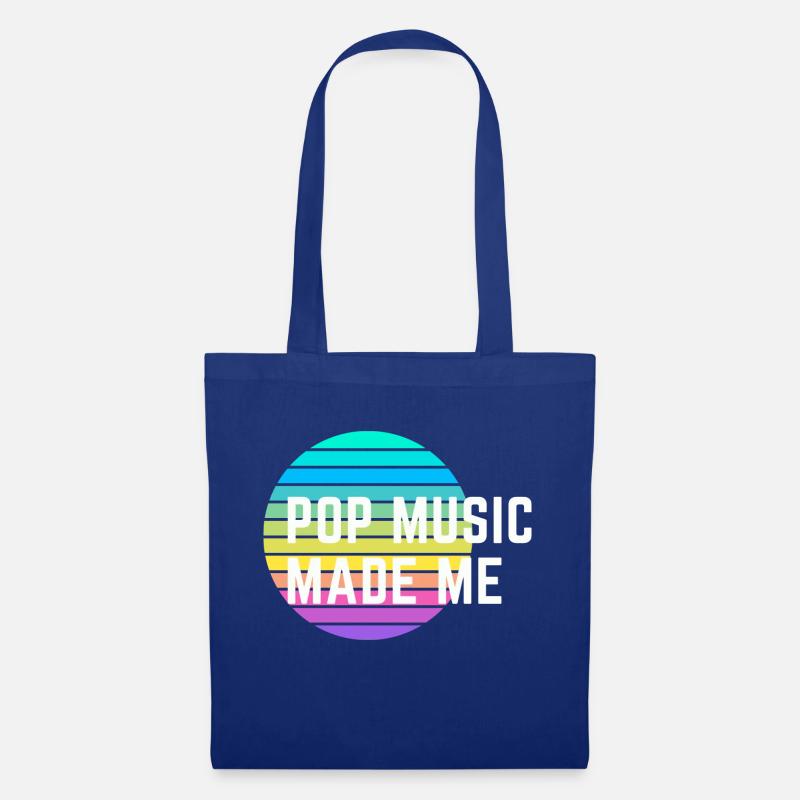 POP hat mich gemacht - Stoffbeutel - Royalblau