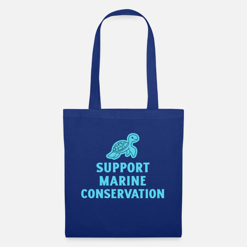 Marine Conservation. - Tote Bag - royal blue