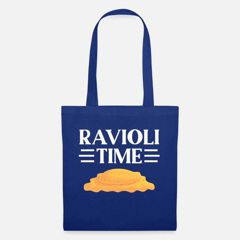 Ravioli-Zeit - Stoffbeutel - Royalblau