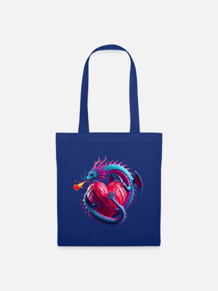 Dragonheart (01) - Stoffbeutel - Royalblau